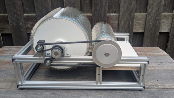 Kaardmolen standaard 72TPI zijkant