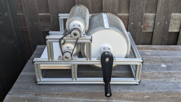 drum carder triple side