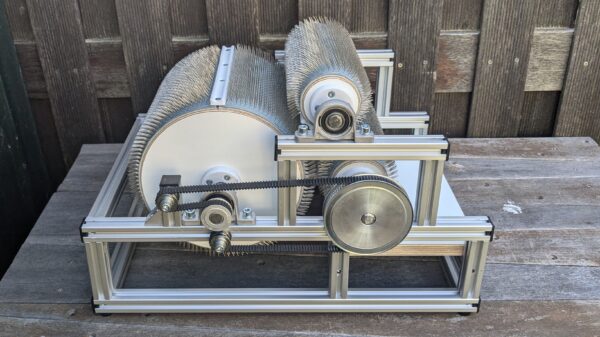 drum carder triple 72TPI side
